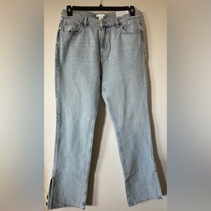 H&M Light Blue Straight Leg Jeans